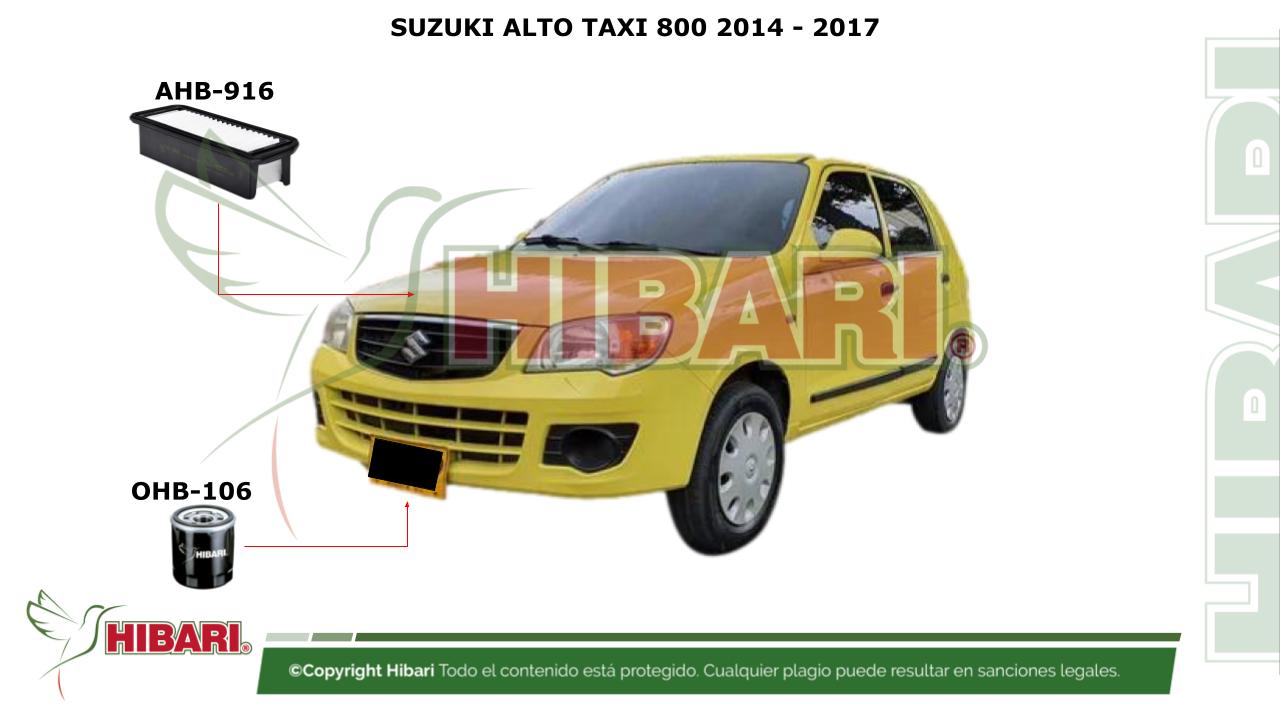 En este momento estás viendo SUZUKI ALTO TAXI 800 2014 – 2017